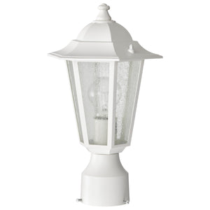 Nuvo Lighting - 60-994 - One Light Post Lantern - Cornerstone - White