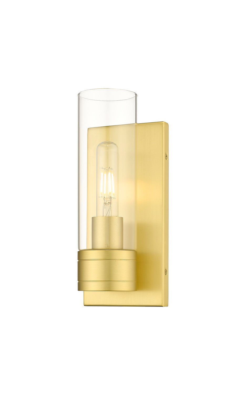 Innovations - 617-1W-SG-G617-8CL - One Light Wall Sconce - Downtown Urban - Satin Gold