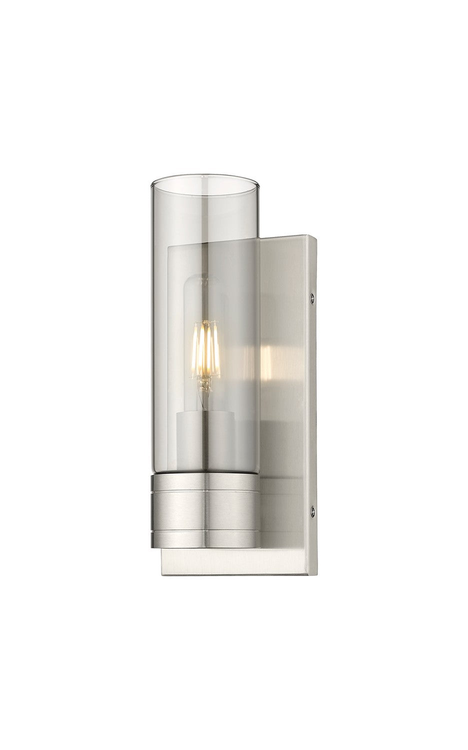 Innovations - 617-1W-SN-G617-8SM - One Light Wall Sconce - Downtown Urban - Satin Nickel