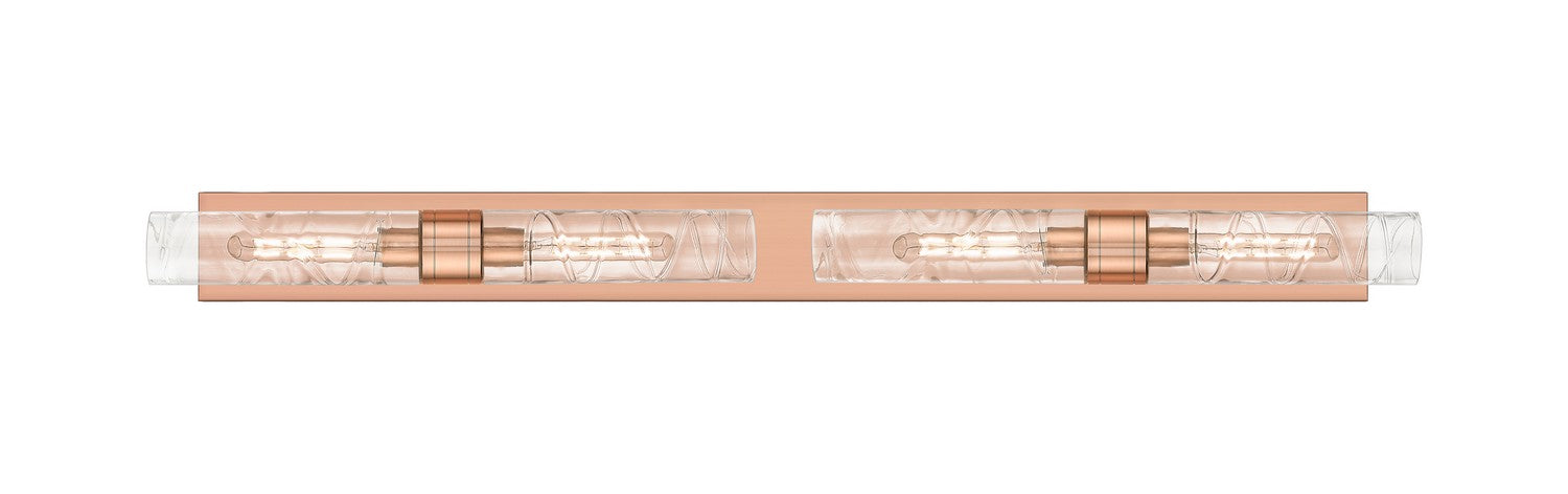 Innovations - 617L-4W-AC-G617-11DE - Four Light Bath Vanity - Downtown Urban - Antique Copper