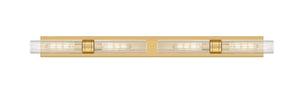 Innovations - 617L-4W-BB-G617-11SCL - Four Light Bath Vanity - Downtown Urban - Brushed Brass