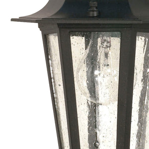 Nuvo Lighting - 60-993 - One Light Hanging Lantern - Cornerstone - Textured Black