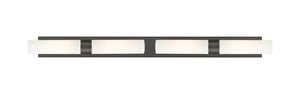 Innovations - 617L-4W-OB-G617-11SWH - Four Light Bath Vanity - Downtown Urban - Oil Rubbed Bronze