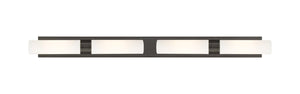 Innovations - 617L-4W-OB-G617-11WH - Four Light Bath Vanity - Downtown Urban - Oil Rubbed Bronze