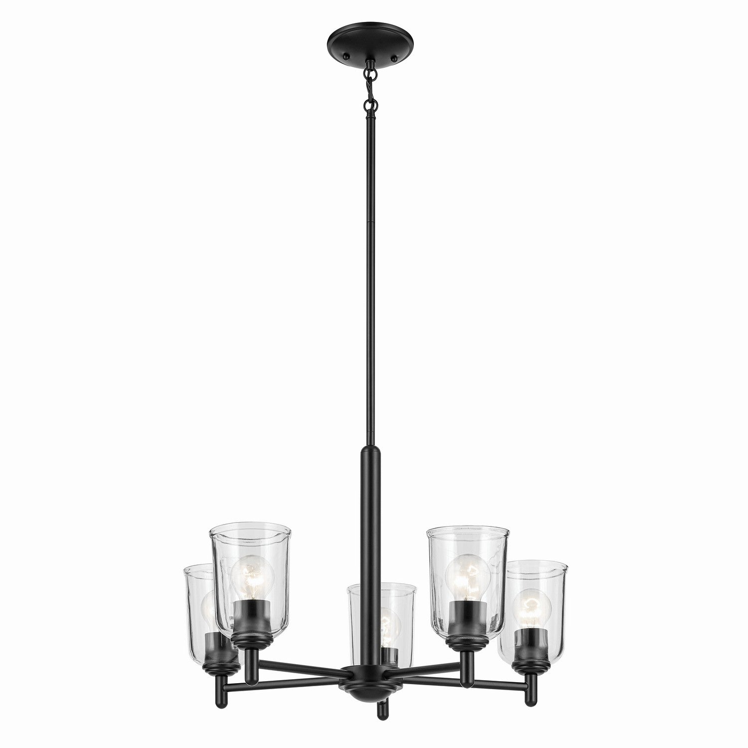 Kichler - 43671BKCLR - Five Light Chandelier - Shailene - Black