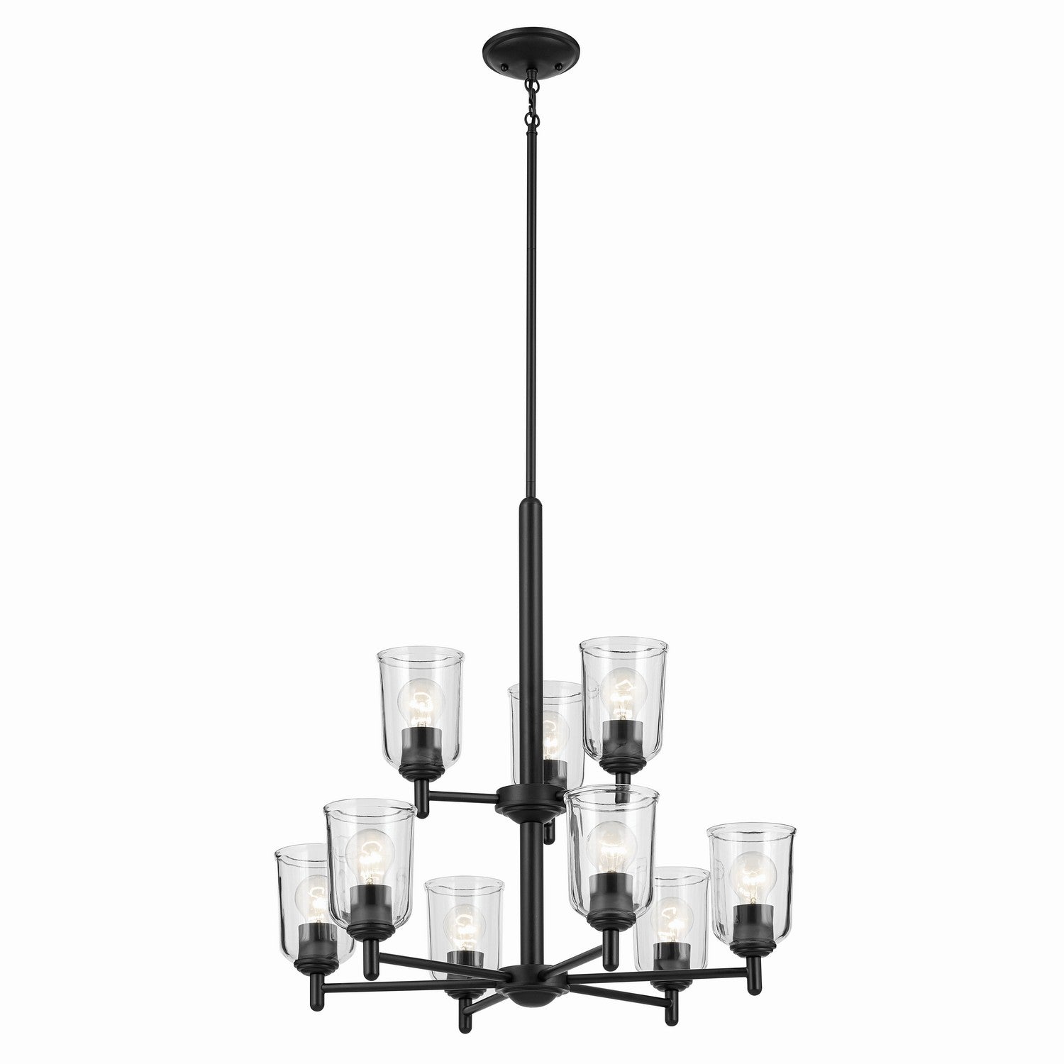 Kichler - 43672BKCLR - Nine Light Chandelier - Shailene - Black