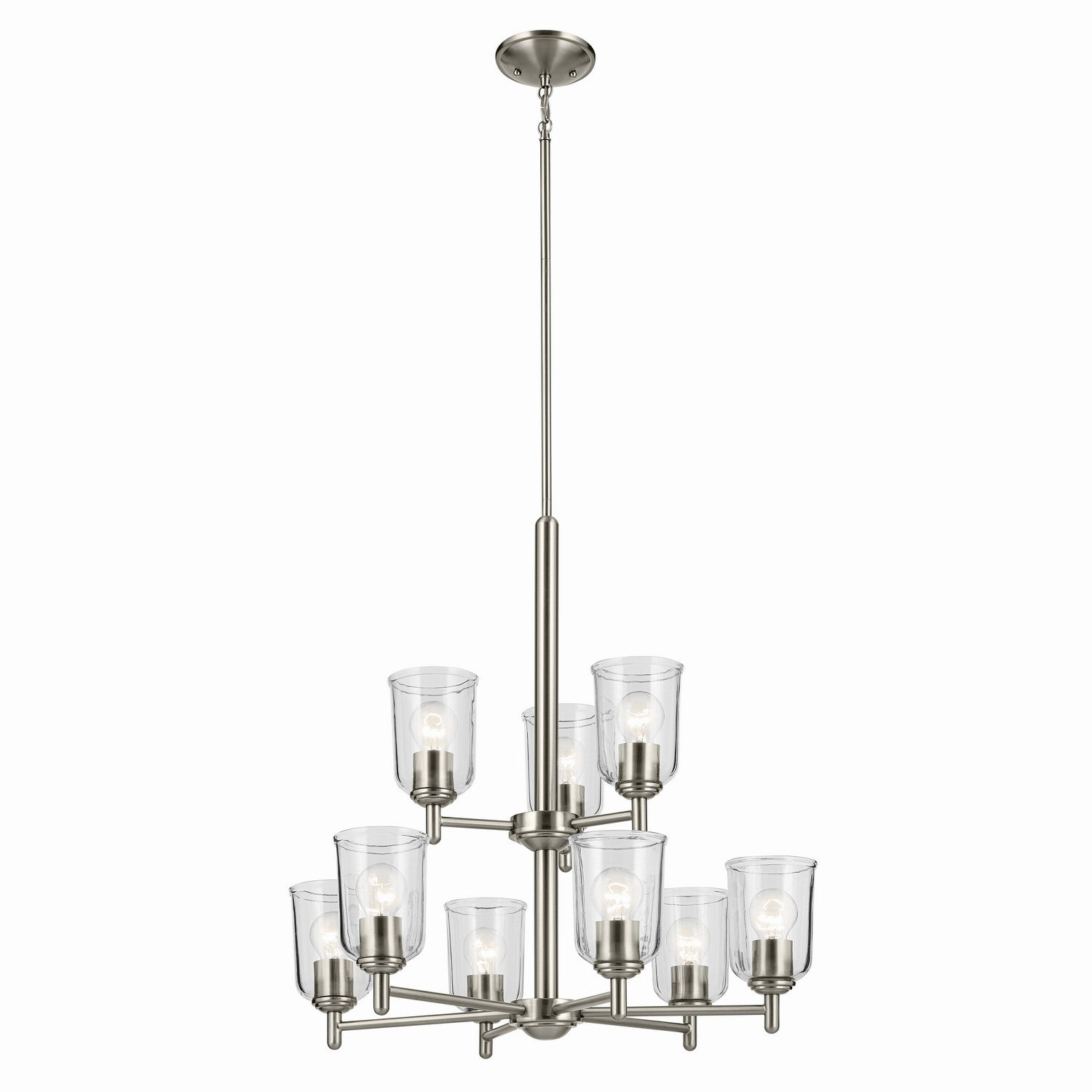 Kichler - 43672NICLR - Nine Light Chandelier - Shailene - Brushed Nickel