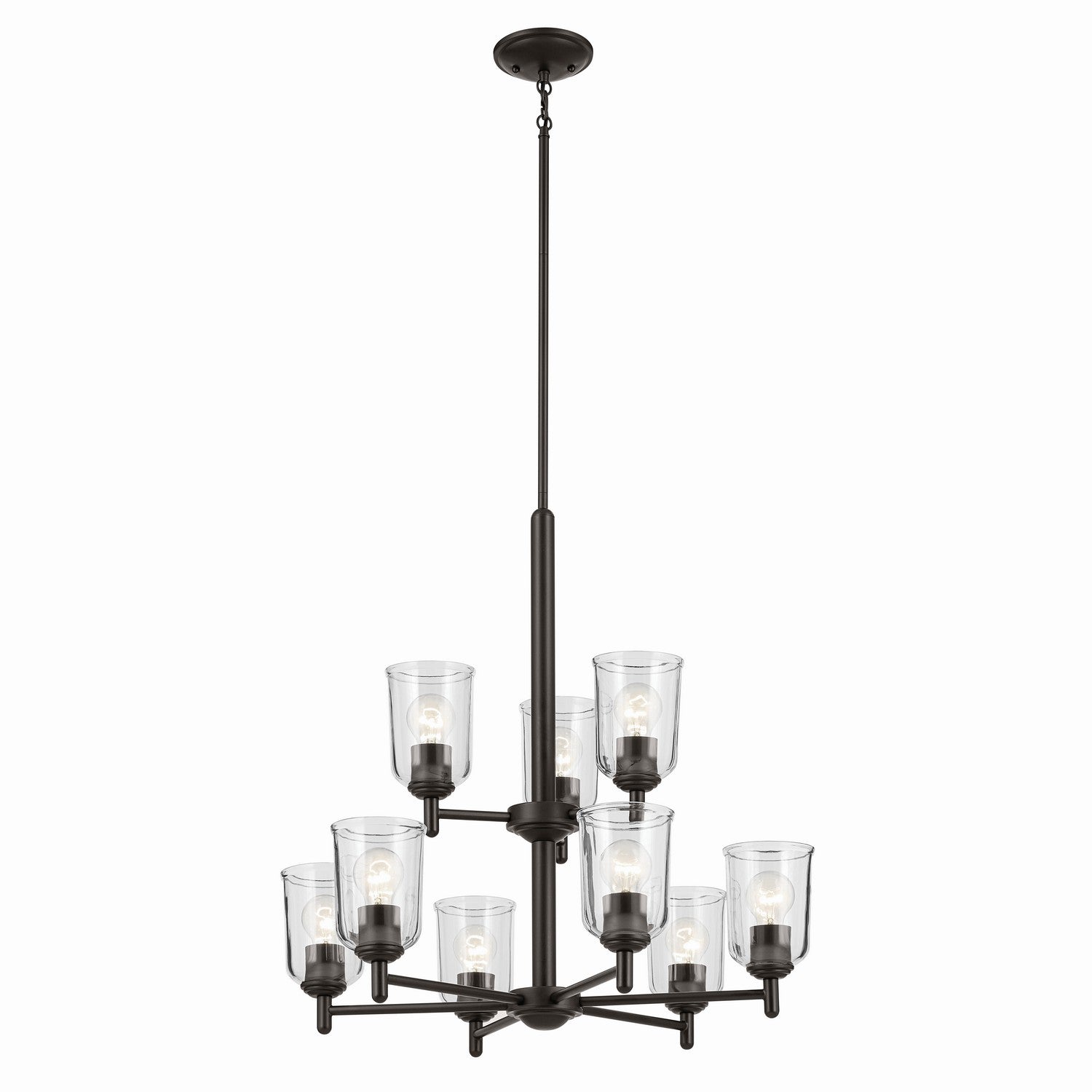 Kichler - 43672OZCLR - Nine Light Chandelier - Shailene - Olde Bronze