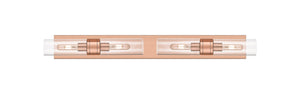 Innovations - 617S-4W-AC-G617-8CL - Four Light Bath Vanity - Downtown Urban - Antique Copper