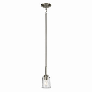 Kichler - 43674NICLR - One Light Mini Pendant - Shailene - Brushed Nickel