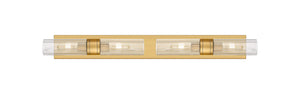 Innovations - 617S-4W-BB-G617-8SCL - Four Light Bath Vanity - Downtown Urban - Brushed Brass