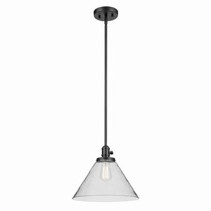 Kichler - 43905BK - One Light Pendant - Avery - Black