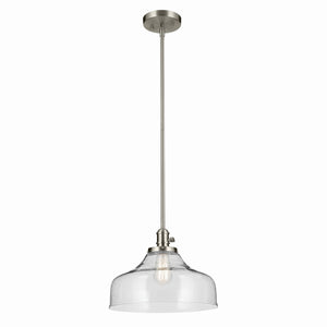 Kichler - 43906NI - One Light Pendant - Avery - Brushed Nickel