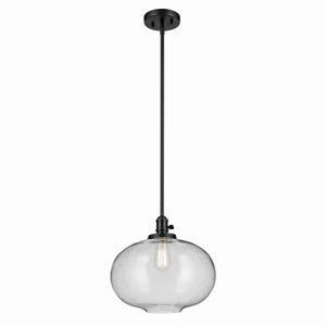 Kichler - 43911BK - One Light Pendant - Avery - Black