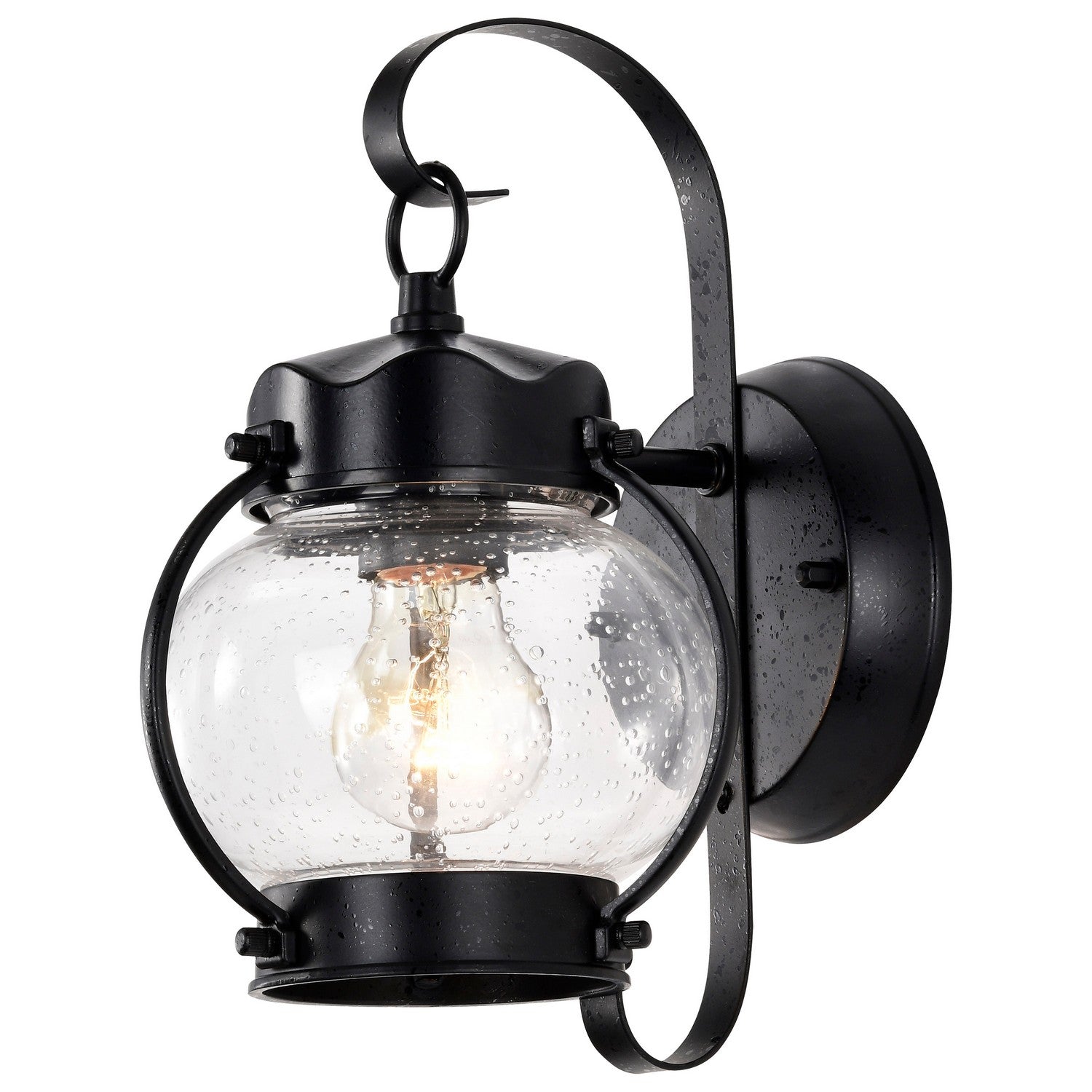 Nuvo Lighting - 60-632 - One Light Wall Lantern - Onion Lantern - Textured Black