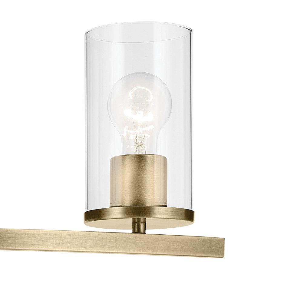 Kichler - 45495NBRCLR - One Light Wall Sconce - Crosby - Natural Brass