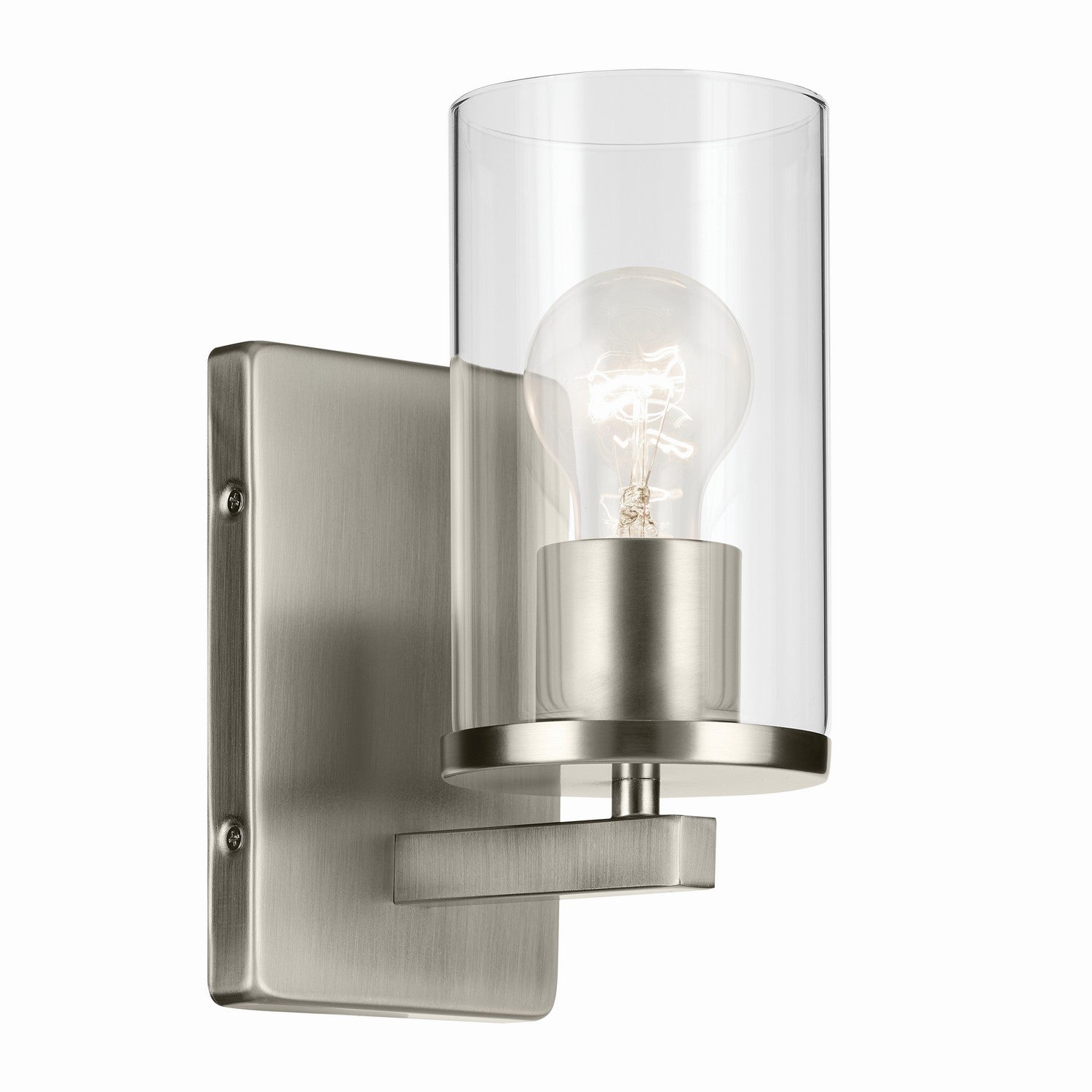 Kichler - 45495NICLR - One Light Wall Sconce - Crosby - Brushed Nickel