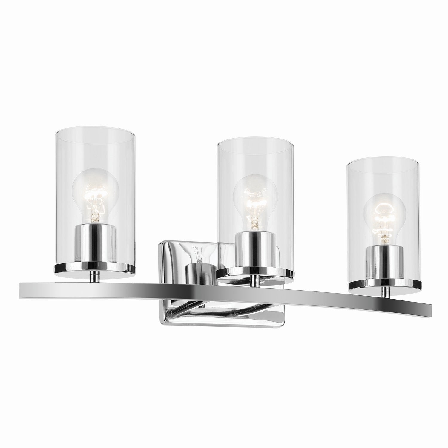 Kichler - 45497CHCLR - Three Light Vanity - Crosby - Chrome