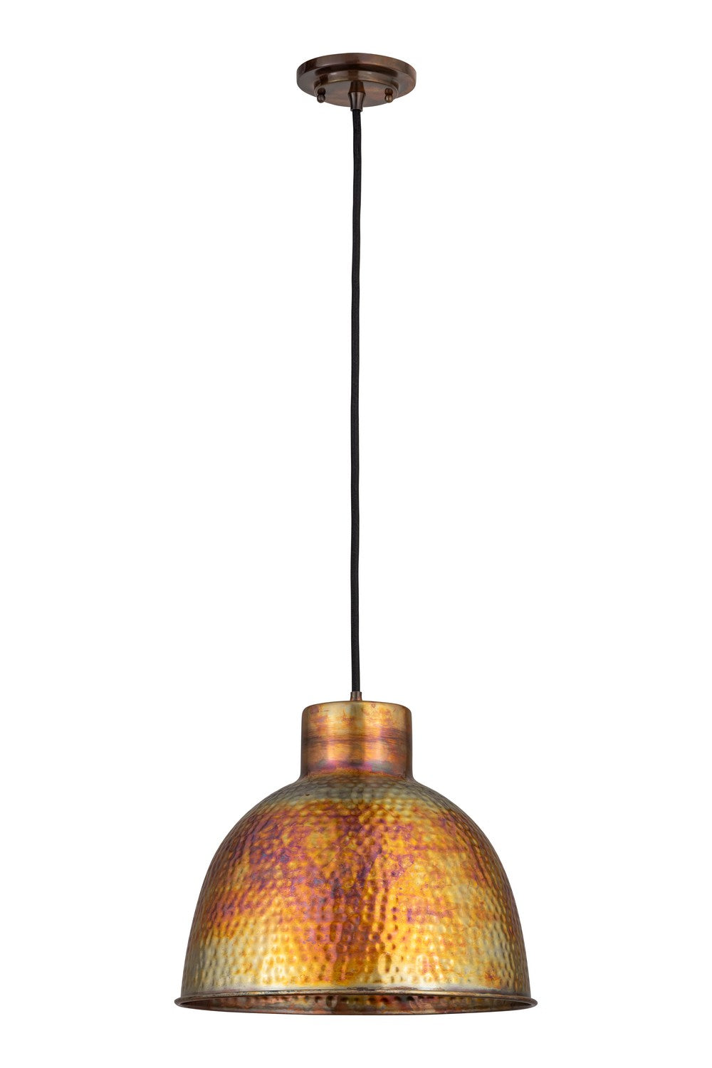 Innovations - 650-1P-BC-14 - One Light Pendant - Charita - Burnt Copper