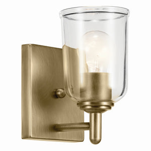 Kichler - 45572NBRCLR - One Light Wall Sconce - Shailene - Natural Brass