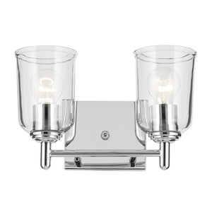 Kichler - 45573CHCLR - Two Light Bath - Shailene - Chrome