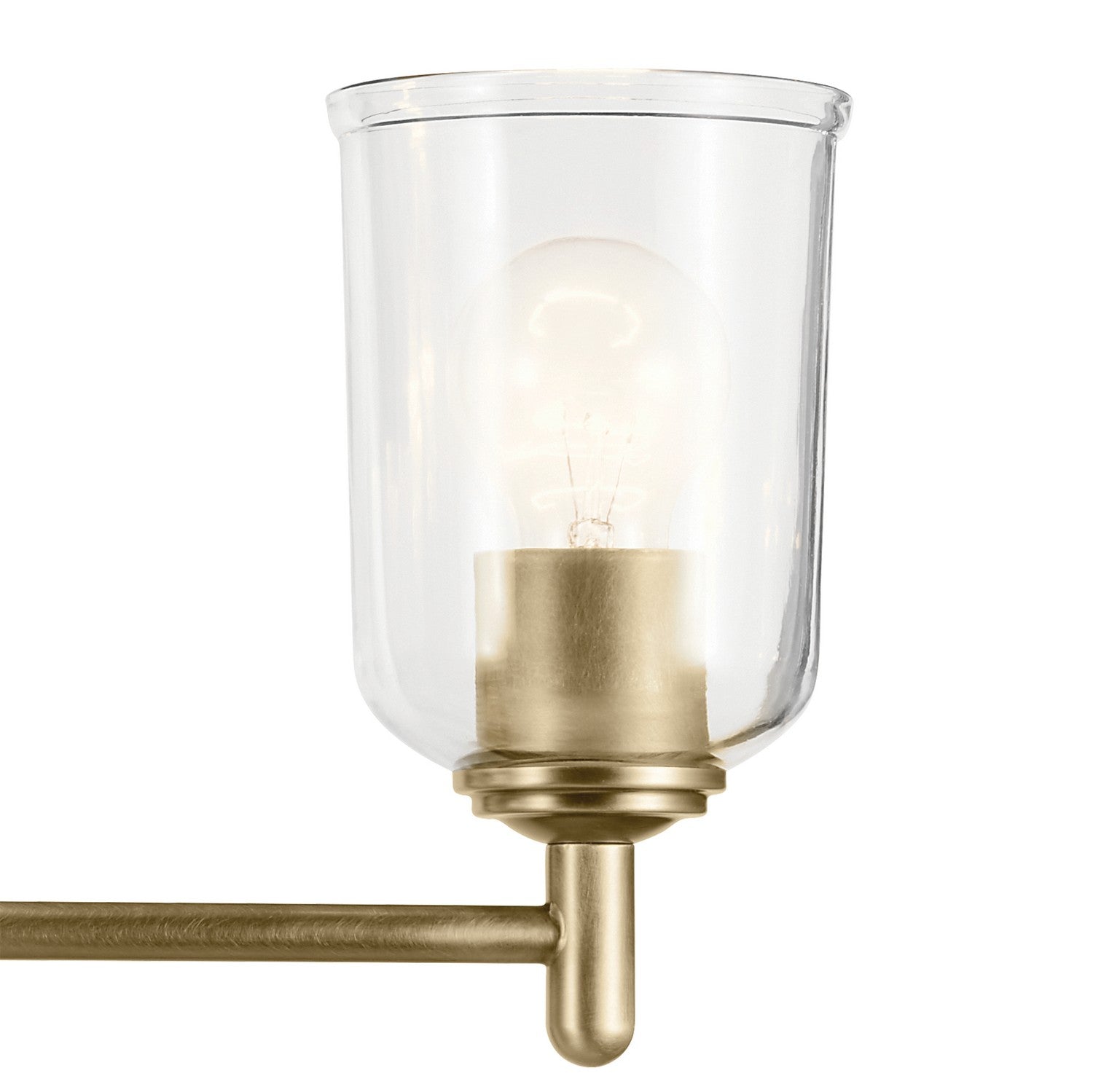 Kichler - 45573NBRCLR - Two Light Bath - Shailene - Natural Brass