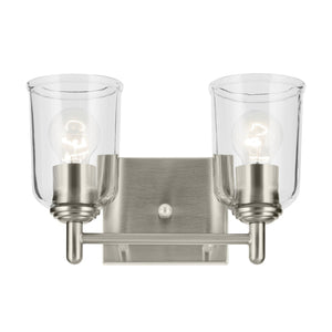 Kichler - 45573NICLR - Two Light Bath - Shailene - Brushed Nickel