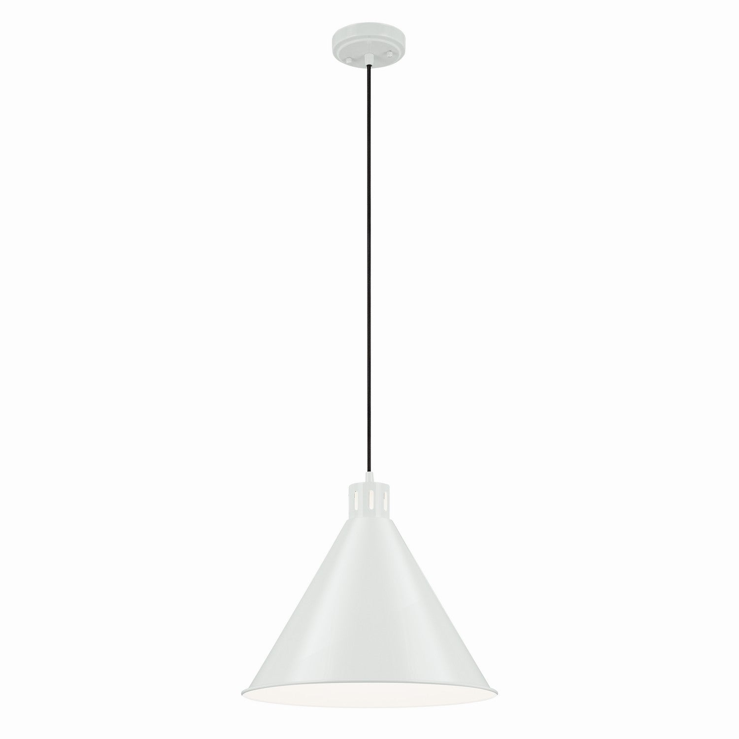 Kichler - 52177WH - One Light Pendant - Zailey - White