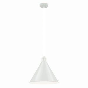 Kichler - 52177WH - One Light Pendant - Zailey - White