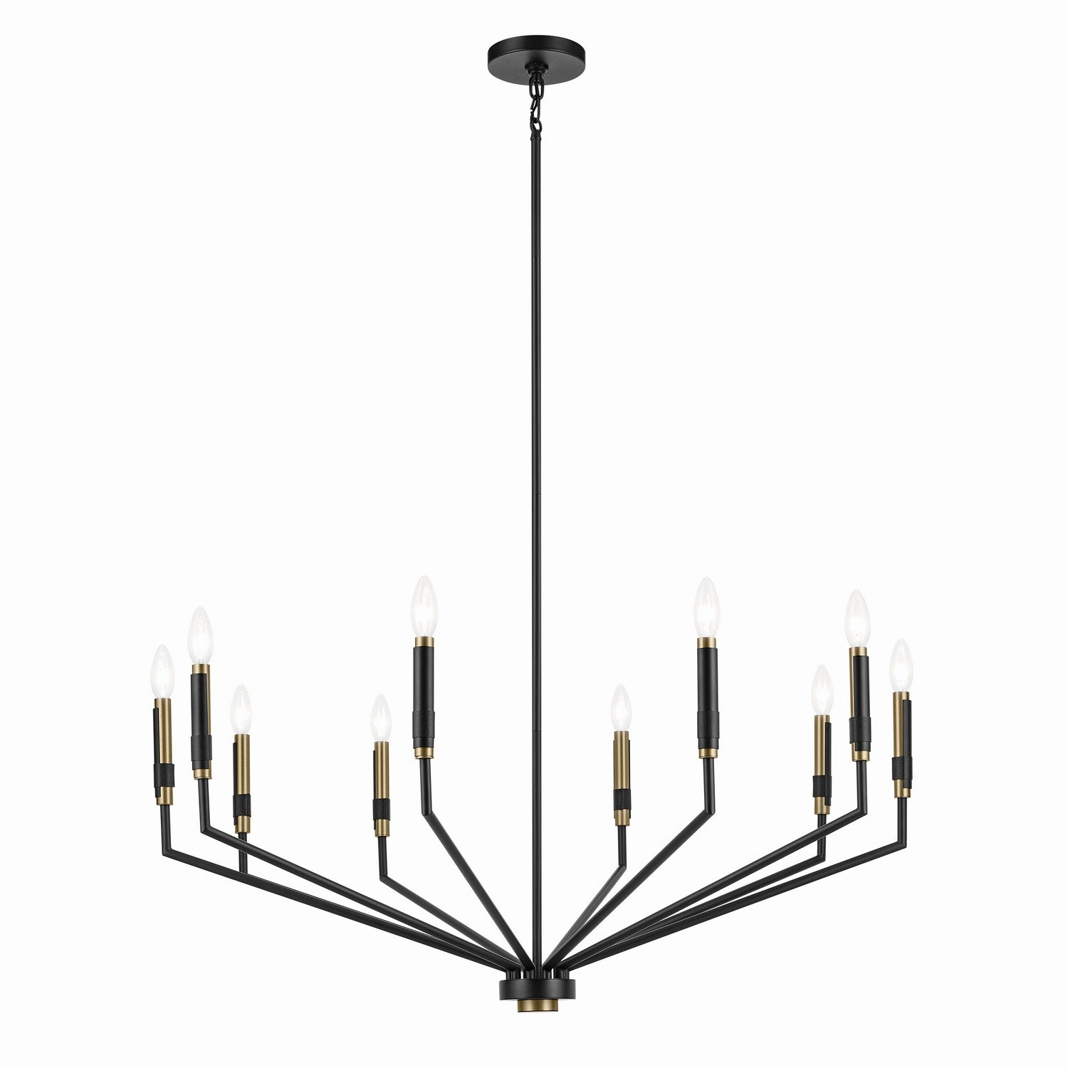 Kichler - 52348BK - Ten Light Chandelier - Armand - Black