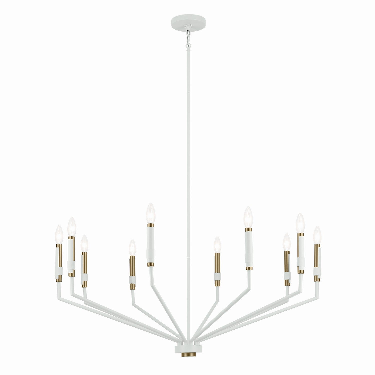 Kichler - 52348WH - Ten Light Chandelier - Armand - White