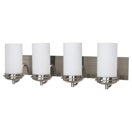 Nuvo Lighting - 60-614 - Four Light Vanity - Polaris - Brushed Nickel