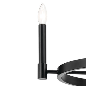 Kichler - 52426BK - Four Light Chandelier - Tolani - Black