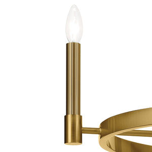 Kichler - 52426BNB - Four Light Chandelier - Tolani - Brushed Natural Brass
