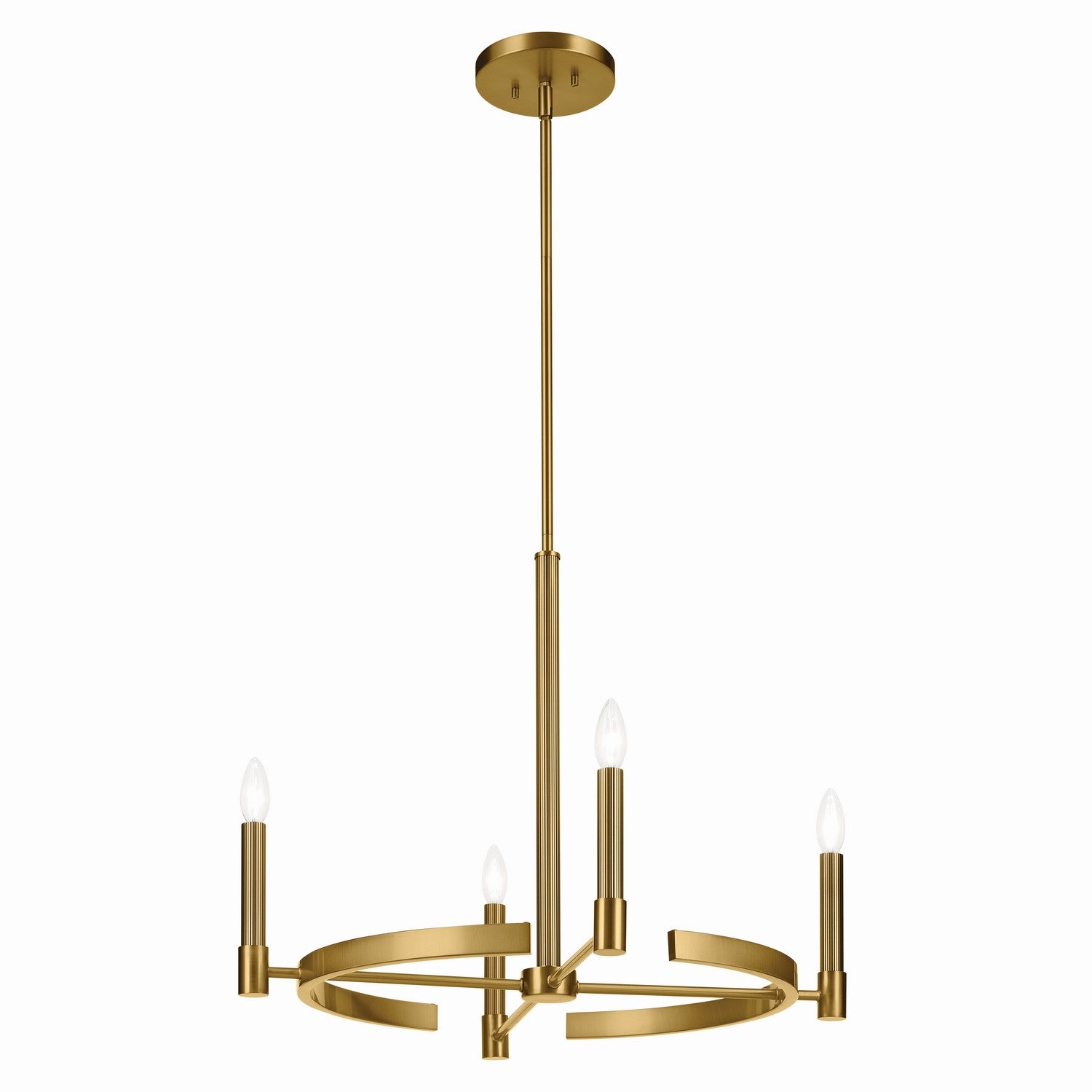 Kichler - 52426BNB - Four Light Chandelier - Tolani - Brushed Natural Brass