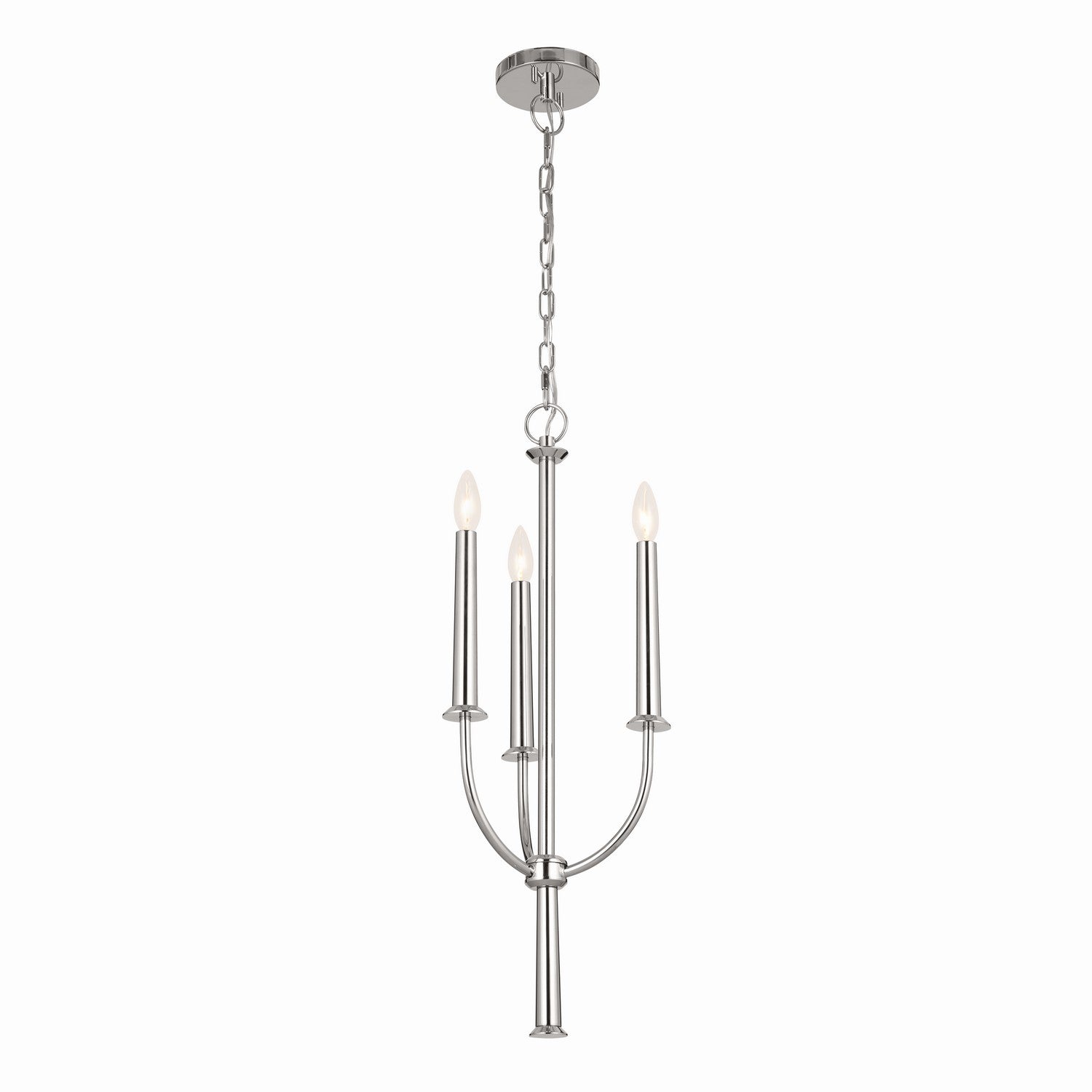 Kichler - 52496PN - Three Light Mini Chandelier - Florence - Polished Nickel