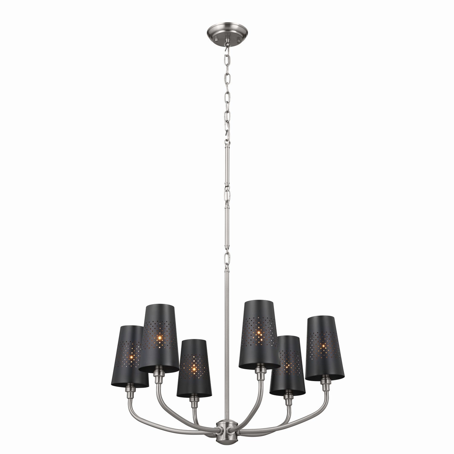 Kichler - 52508CLP - Six Light Chandelier - Adeena - Classic Pewter