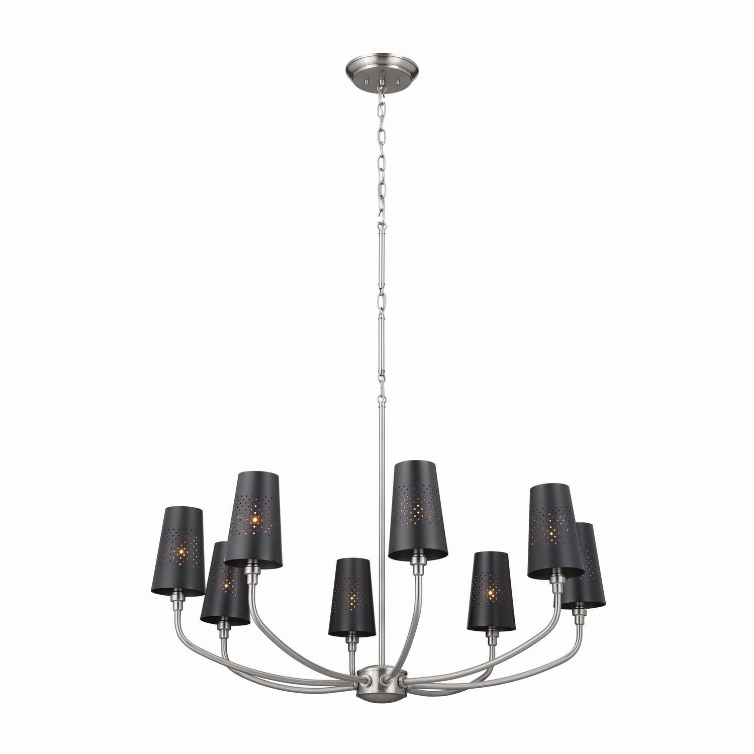 Kichler - 52509CLP - Eight Light Chandelier - Adeena - Classic Pewter