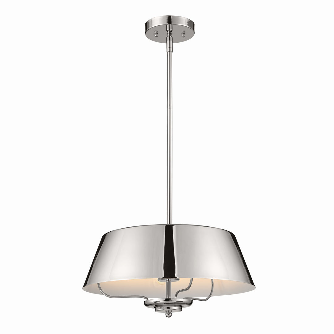 Kichler - 52542PN - Three Light Pendant/Semi Flush Mount - Luella - Polished Nickel