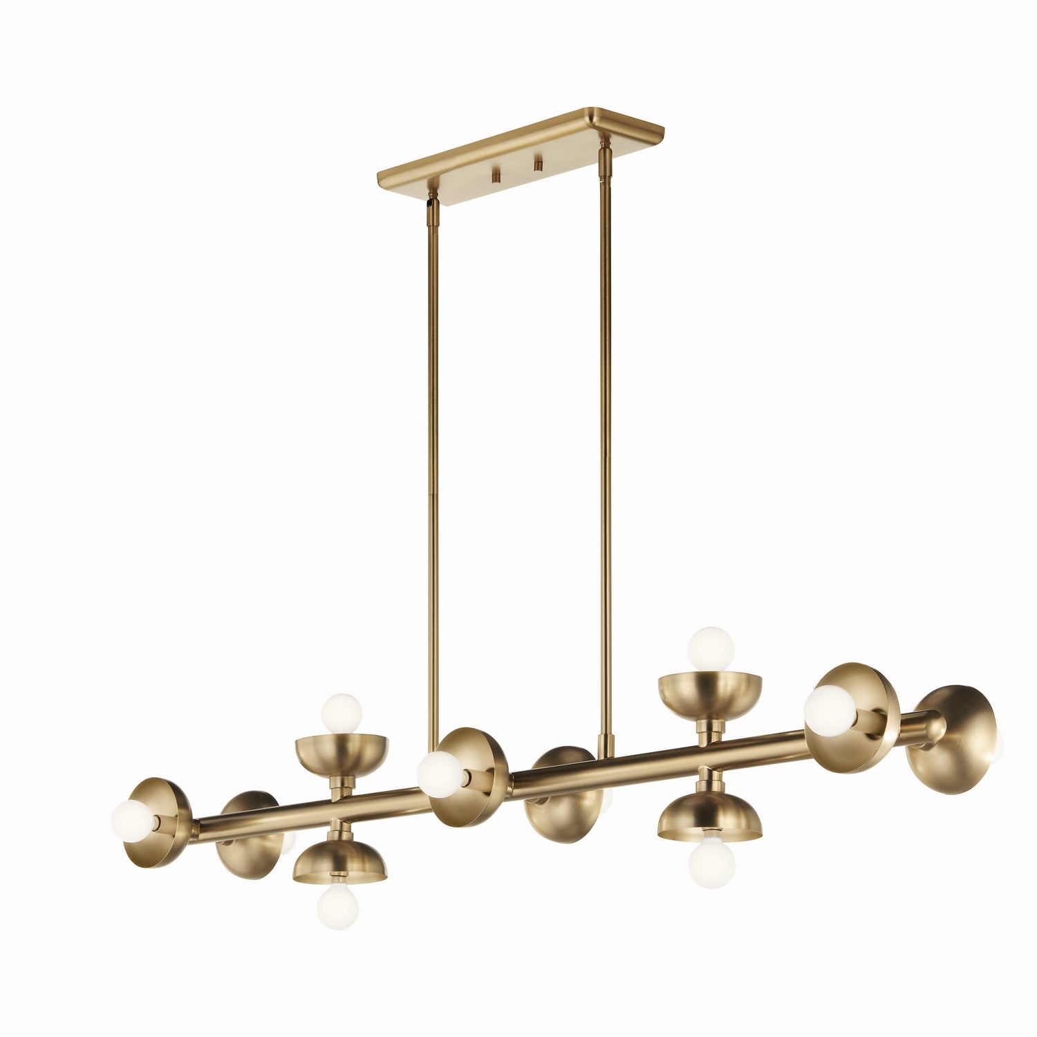 Kichler - 52645CPZ - Ten Light Linear Chandelier - Palta - Champagne Bronze