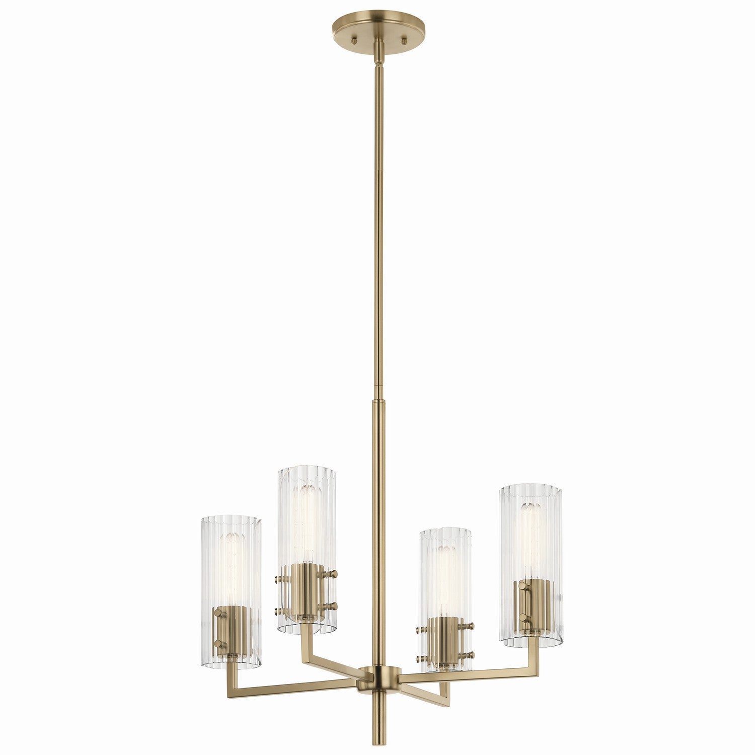 Kichler - 52678CPZ - Four Light Chandelier - Velestino - Champagne Bronze