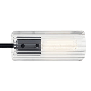 Kichler - 52681BK - Four Light Linear Chandelier - Velestino - Black