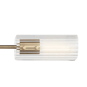 Kichler - 52681CPZ - Four Light Linear Chandelier - Velestino - Champagne Bronze