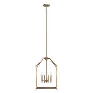 Kichler - 52722CPZ - Four Light Foyer Pendant - Madden - Champagne Bronze