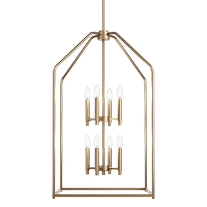 Kichler - 52723CPZ - Eight Light Foyer Pendant - Madden - Champagne Bronze