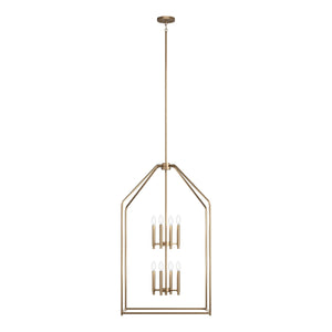 Kichler - 52724CPZ - Eight Light Foyer Pendant - Madden - Champagne Bronze