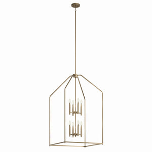 Kichler - 52724CPZ - Eight Light Foyer Pendant - Madden - Champagne Bronze