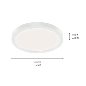 Kichler - 53009WH30 - LED Flush Mount - Ara - White