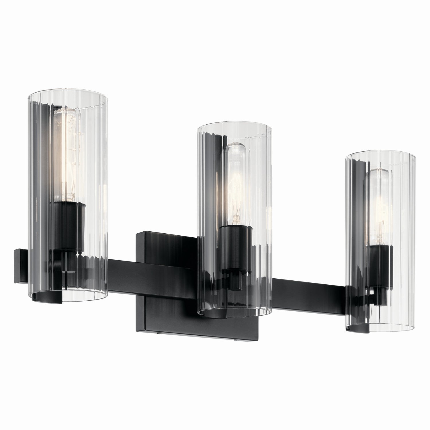 Kichler - 55168BK - Three Light Vanity - Jemsa - Black