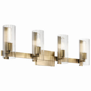 Kichler - 55169CPZ - Four Light Vanity - Jemsa - Champagne Bronze